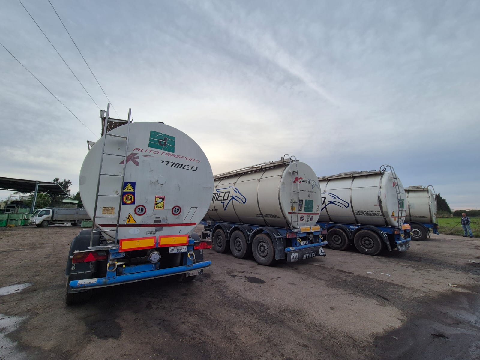 Citernes de transport pour huile d’olive en vrac