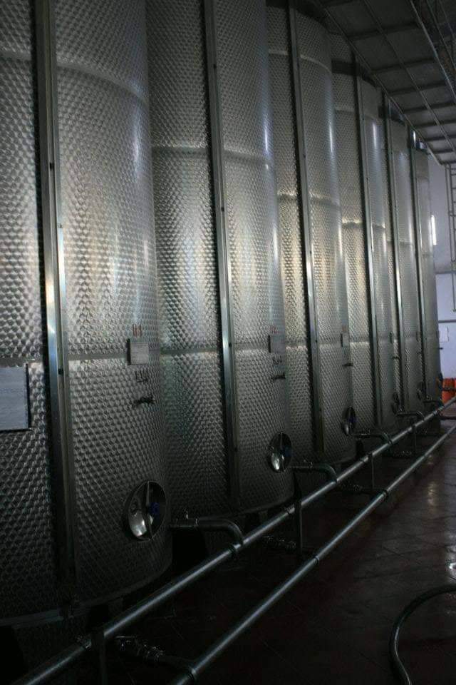 Cuves de stockage en inox pour huile d’olive