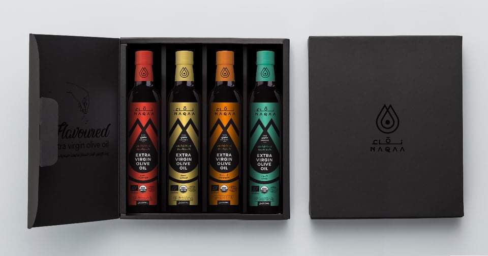 Coffret cadeau Naqaa avec bouteilles extra vierge